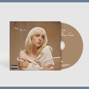 Happier Than Ever - 2021 European Interscope 16-track CD 