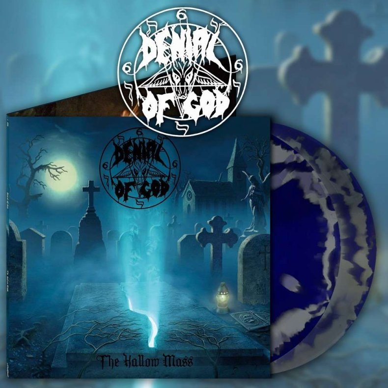 The Hallow Mass - 2019 French Osmose label silver/blue swirl 7-track 2LP set