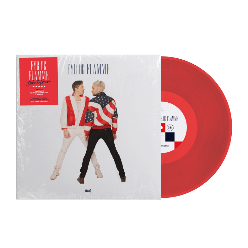 Fyr Og Flamme - 2021 Danish Universal label limited transparent red 10-track LP 