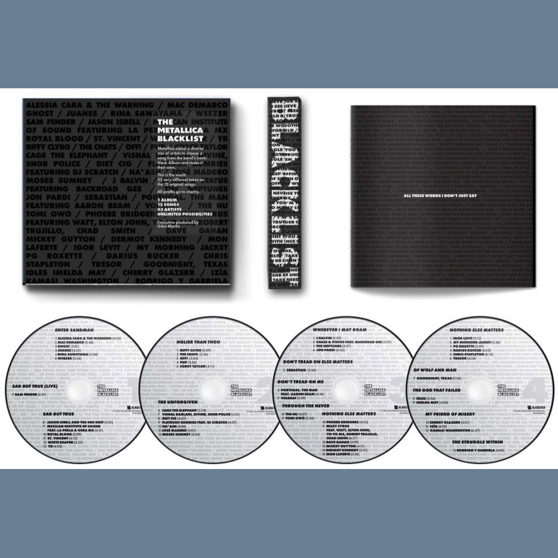 Metallica Blacklist - 2021 European Universal label 4CD set 