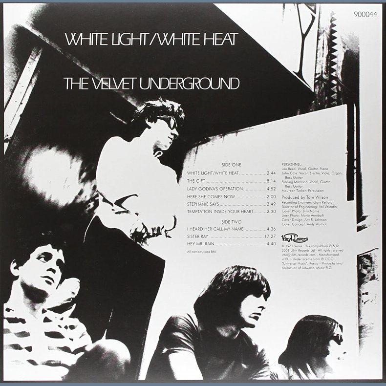 White Light/White Heat - 2013 European Vinyl Lovers  label 6-track LP Reissue