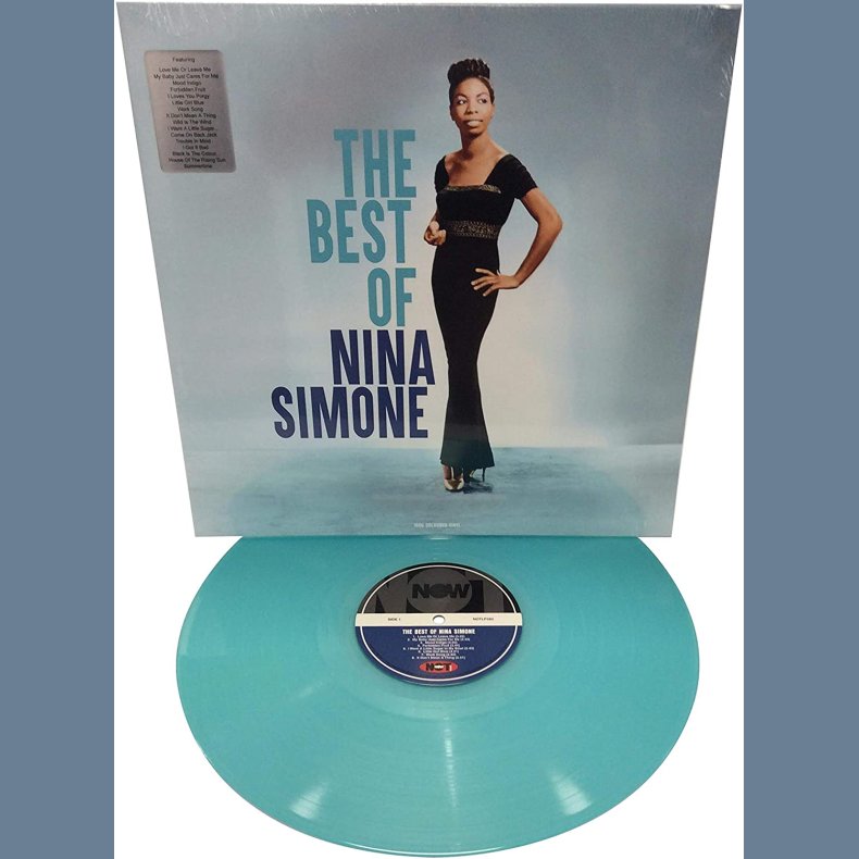 The Best Of Nina Simone - 2019 UK Not Now label Blue vinyl 16-track LP