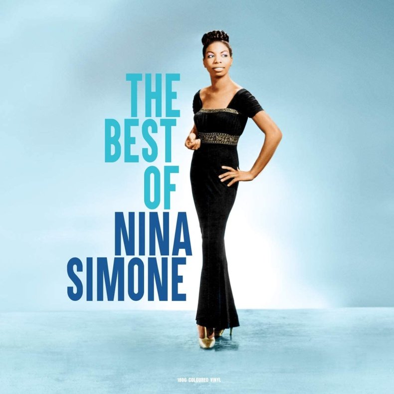 The Best Of Nina Simone - 2019 UK Not Now label Blue vinyl 16-track LP