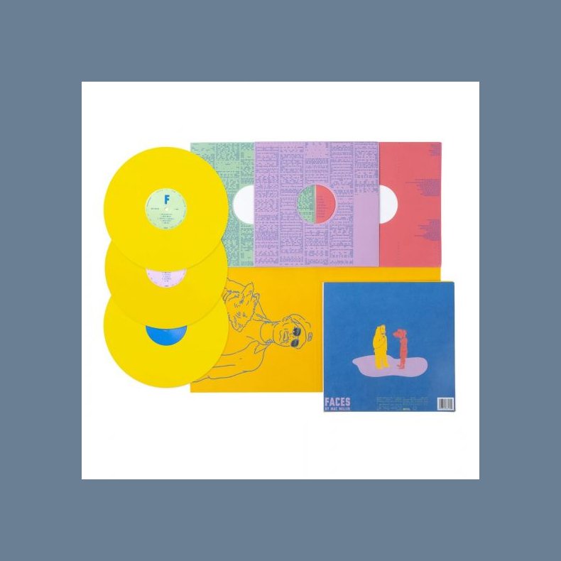 Faces -  2021 European Warner Label Coloured Vinyl 24-track 3LP Set 