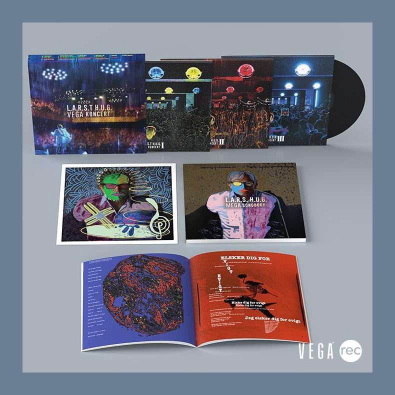 L.A.R.S.T H.U.G. Vega Koncert - 2021 Vega label 28-track 3LP + Book Boxset - Signature Artwork