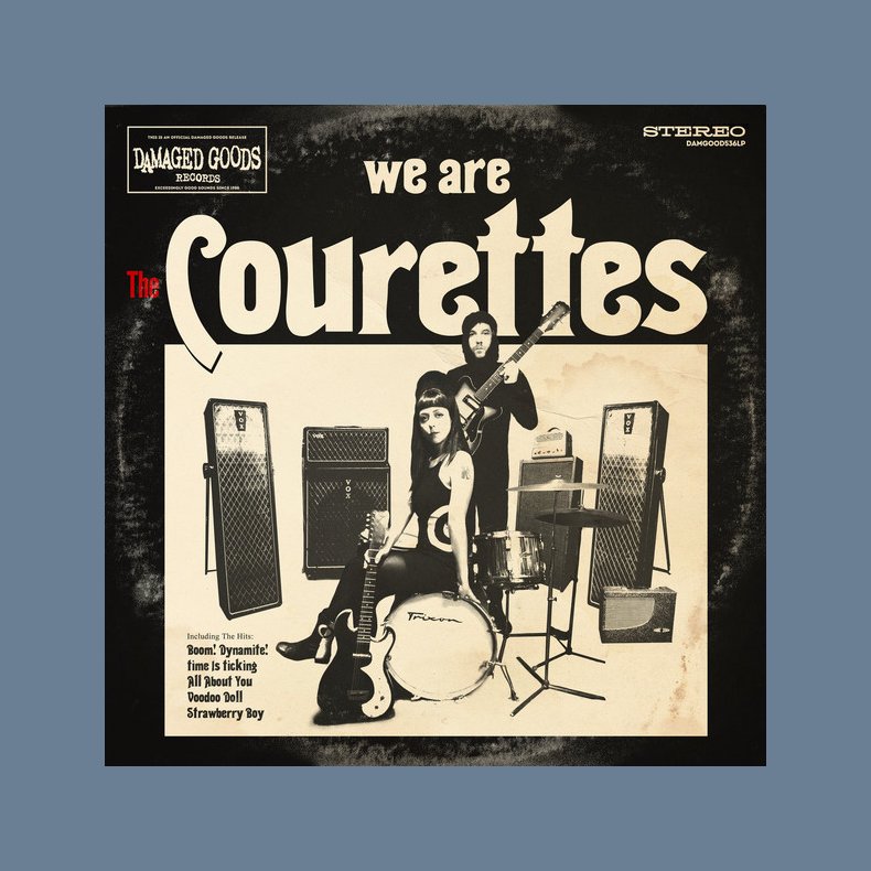 We Are The Courettes - 2021 UK Damaged Goods Reissue Transparent Red Vinyl 12-track LP