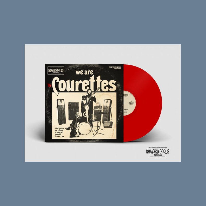 We Are The Courettes - 2021 UK Damaged Goods Reissue Transparent Red Vinyl 12-track LP