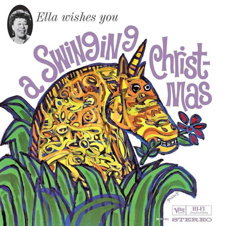 Ella Wishes You A Swinging Christmas- 2021 Verve Label 12-track LP Reissue 