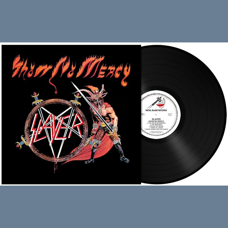 Show No Mercy - 2021 European Metal Blade label black 10-track LP