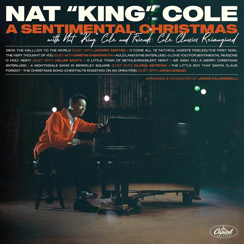 A Sentimental Christmas With Nat King Cole And Friends - 2021 Capitol Records Label 11-track LP 