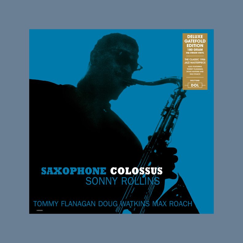 Saxophone Colossus - 2017 European DOL Records Label Blue Vinyl 5-track LP Reissue 