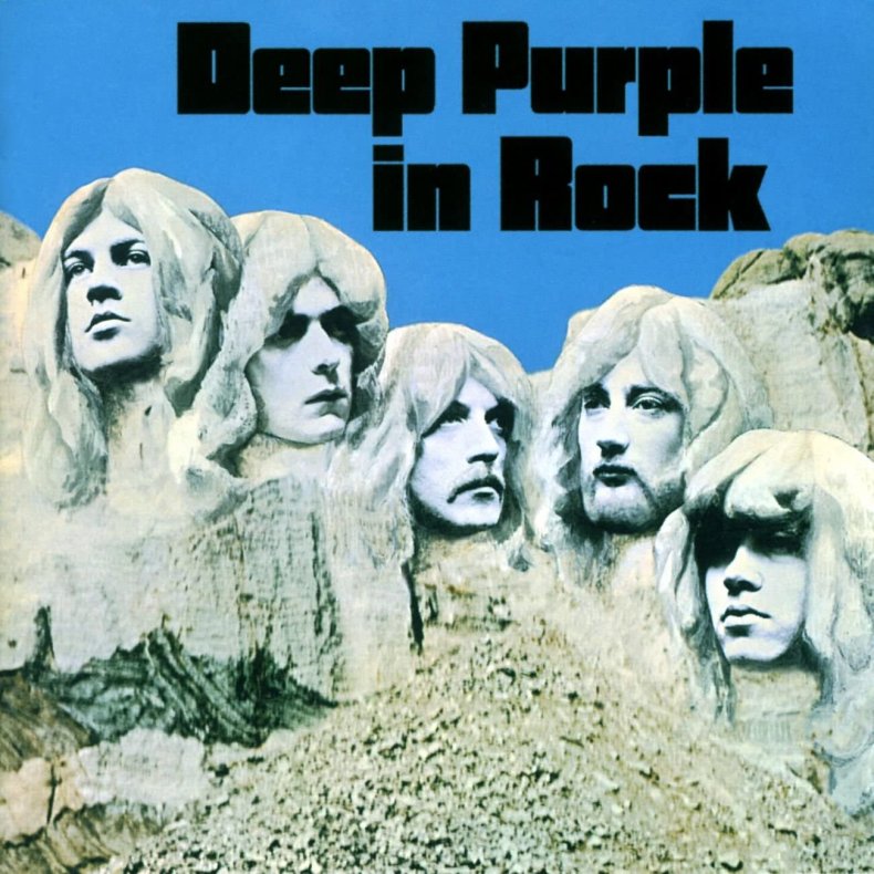 Deep Purple In Rock - 2018 European Harvest Label Purple Vinyl 7-track LP Reissue 