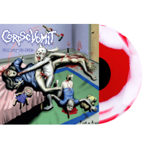 Drowning In Puke - 2021 Danish EMZ label repress red/white 10-track LP