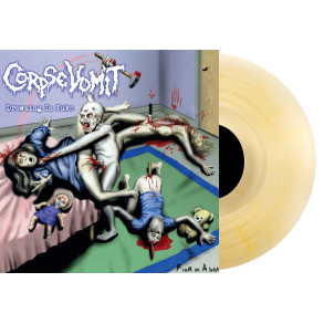 Drowning In Puke - 2021 Danish EMZ label repress piss yellow 10-track LP