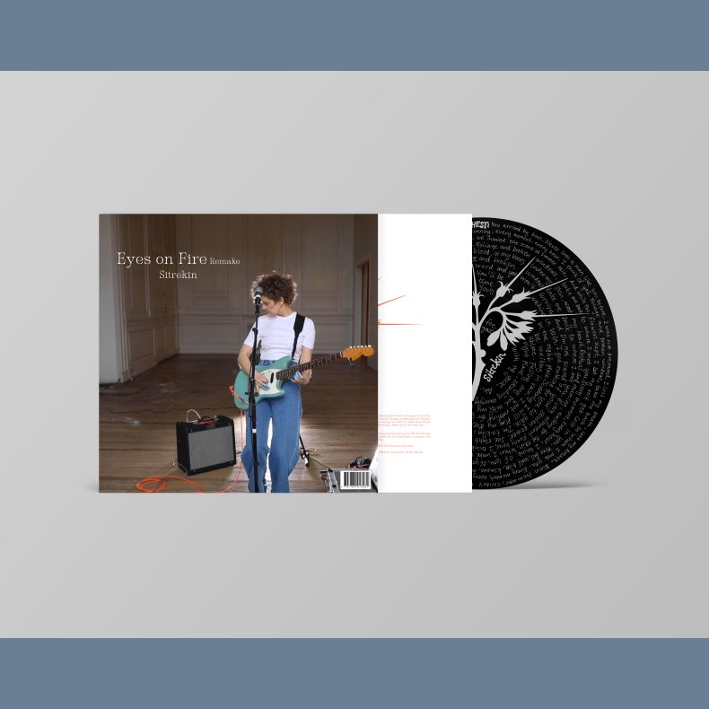 Open Chest/Eyes On Fire - 2022 Danish Hun Solo label limited 2-track 12" vinyl 