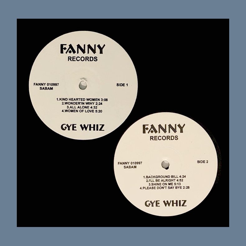 I'll Be Alright - 1998 Belgium Fanny label 8-track LP Reissue 