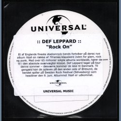 Rock On - 2006 Danish Universal label 1-track Promotional Issue CD-R(ecordable)