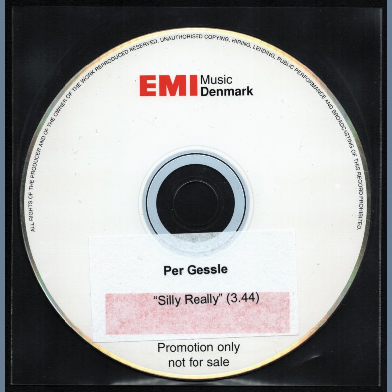 Silly Really - 2008 Danish EMI Music label 1-track Promotional Issue CD-R(ecordable)