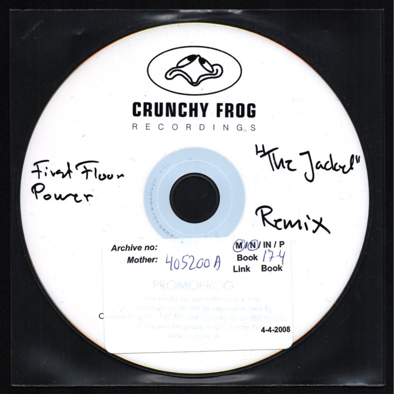 The Jacket (Remix) - 2008Danish Crunchy Frog Recordings label 1-trackPromotional Issue CD Acetate