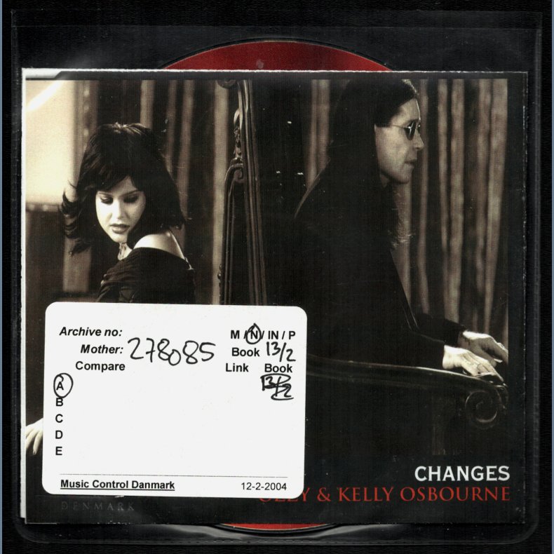 Changes - 2004Danish BMGlabel 2-track Promotional Issue CD Acetate