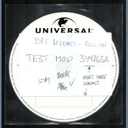 Rock On - 2006 Danish Universal label 1-track Promotional Issue CD Acetate