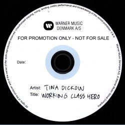 Working Class Hero - Authentic 2007Danish Warner Music Label1-track Promotional Issue CD-R