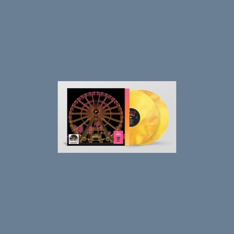 Live From Coachella 2004 - 2022 UK Demon Records label Yellow/Orange Vinyl 21-track 2LP - RSD2022