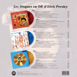Les Disques En Or D'Elvis Presley - 2022 French VPI Records label Coloured Vinyl 3LP Set - RSD2022