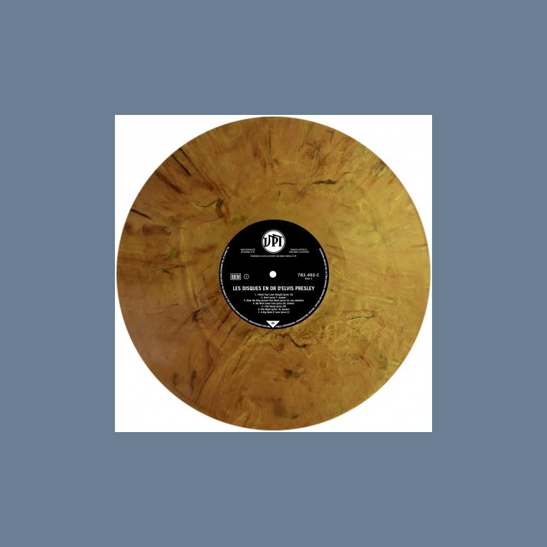 Les Disques En Or D'Elvis Presley - 2022 French VPI Records label Coloured Vinyl 3LP Set - RSD2022