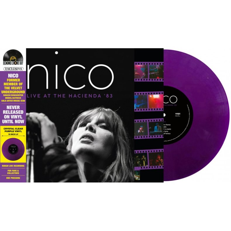 Live At The Hacienda '83 - 2022 French Culture Factory label Clear Purple 13-track LP - RSD2022