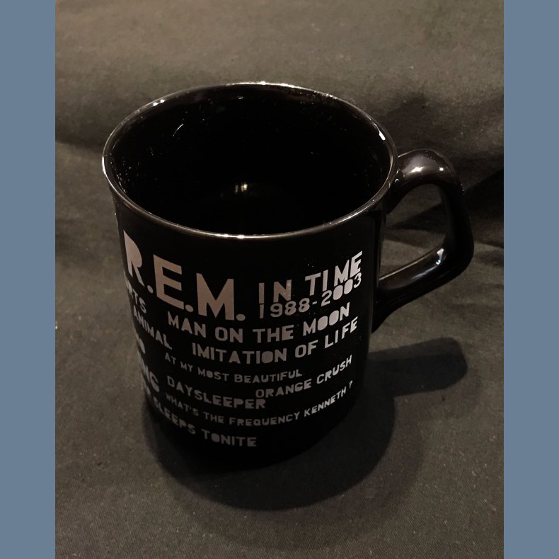 In Time - The Best Of REM 1988-2003 - 2003 European Warner label Promotional  Ceramic Coffee Mug 