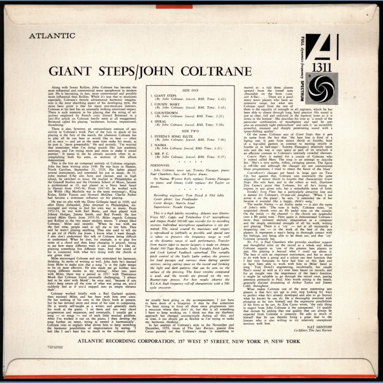 Giant Steps - Start 1960ies Danish Atlantic Label 7-track LP