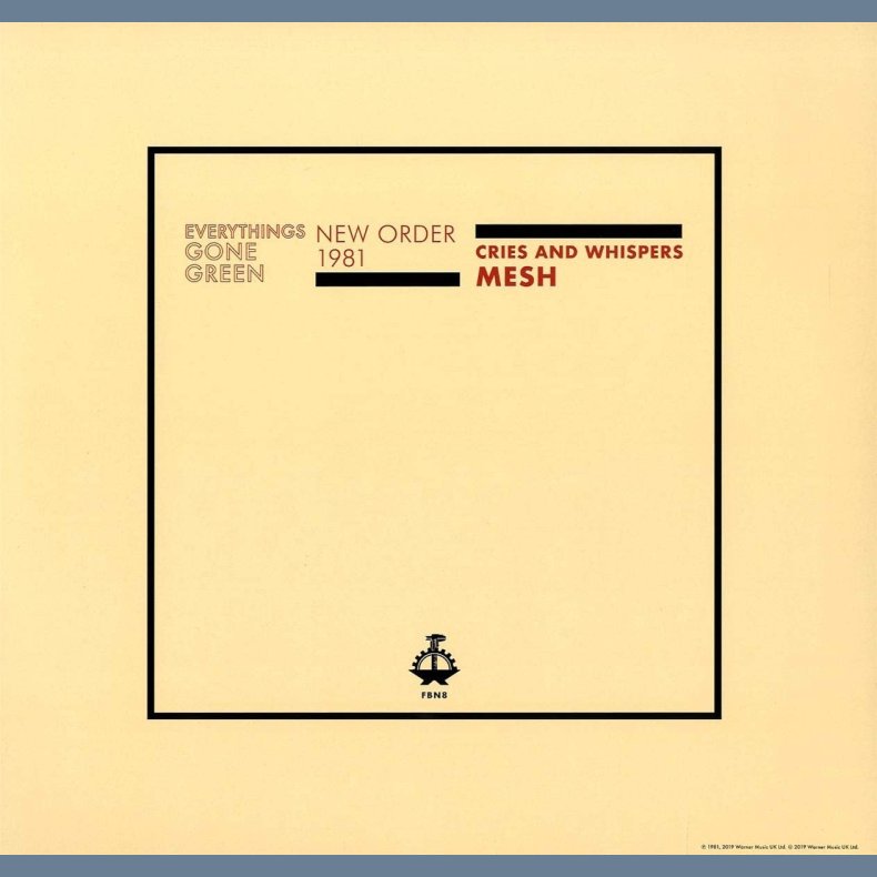 Everything's Gone Green -  2018 UK Factory Benelux 180 Gram Vinyl 3-track 12" Reissue