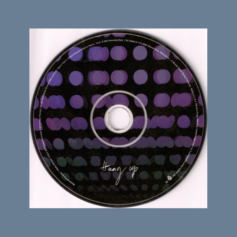 Hung Up - 2005 US Maverick/Warner Bros. Label 6-track Remixes CD