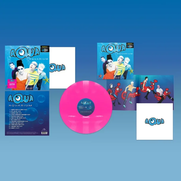 Aquarium - 2022 Danish Universal label Limited Pink Vinyl 12-track LP 