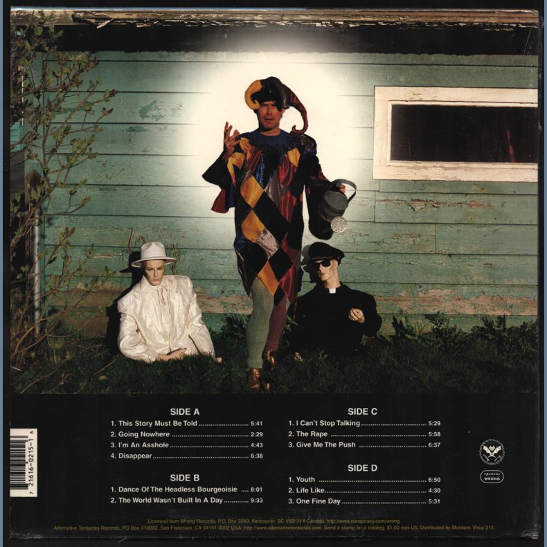 The Dance Of The Headless Bourgeoisie - Orig. 1998 US  Alternative Tentacles label 12-track 2LP Set