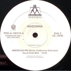 American Pie - 2000 - US - Maverick/Warner Bros. label - 2 tracks 12 Advance Only Promo.