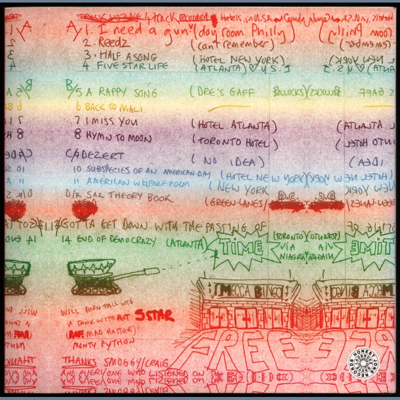 Democrazy - Original 2003 UK Honest Jon's Label 14-track Double 10" - Coloured Vinyl/Picture Disc