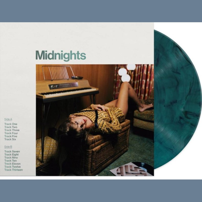 Midnights - 2022 Universal label Jade Green Colored Vinyl 13-track LP