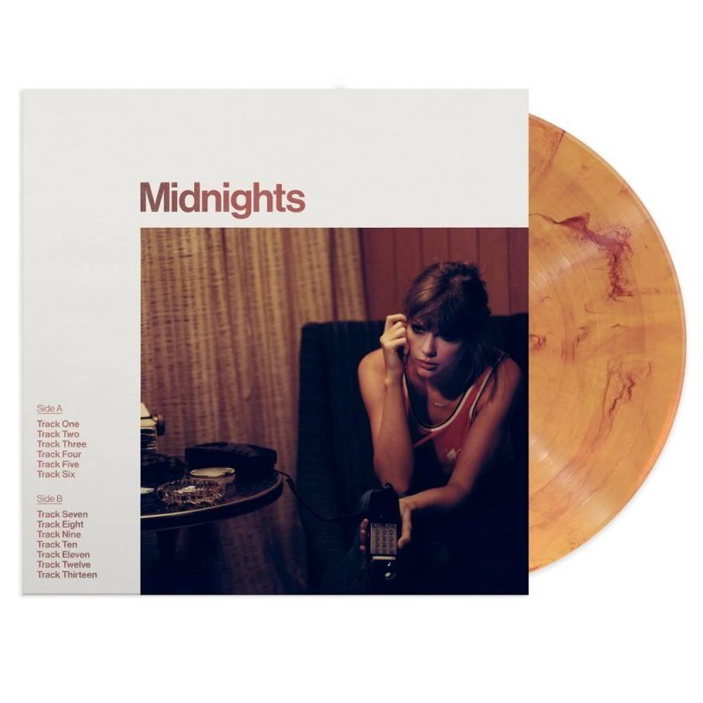 Midnights - 2022 Universal label Blood Moon Marbled Coloured Vinyl 13-track LP