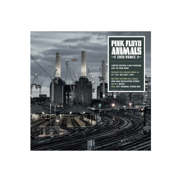 Animals (2018 Remix) - 2022 European Pink Floyd label 5-track LP+CD+Blu-ray+DVD