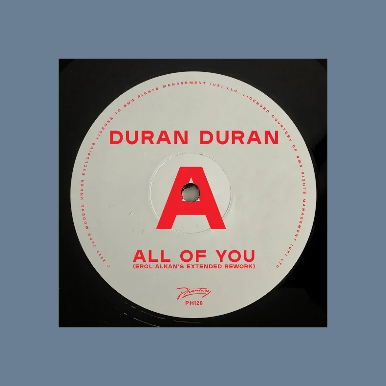 All Of You (Erol Alkan's Extended Rework) - 2022 European 2-track 12"