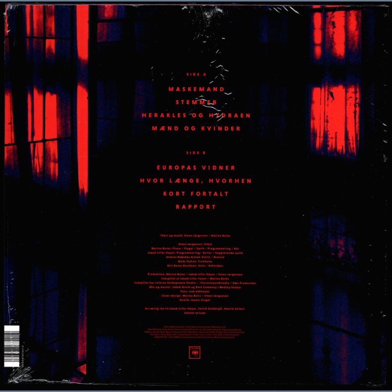 Jrgensen/Botes - 2023 Danish Sony Music Label 8-track LP