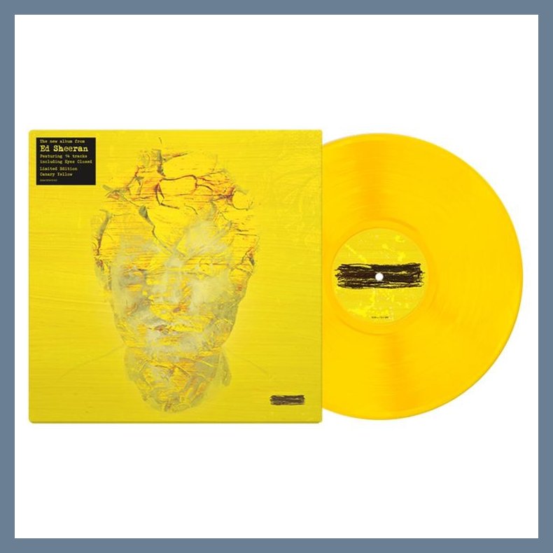 '-' (Subtract) - 2023 European Warner Label Yellow Coloured Vinyl 14-track LP 