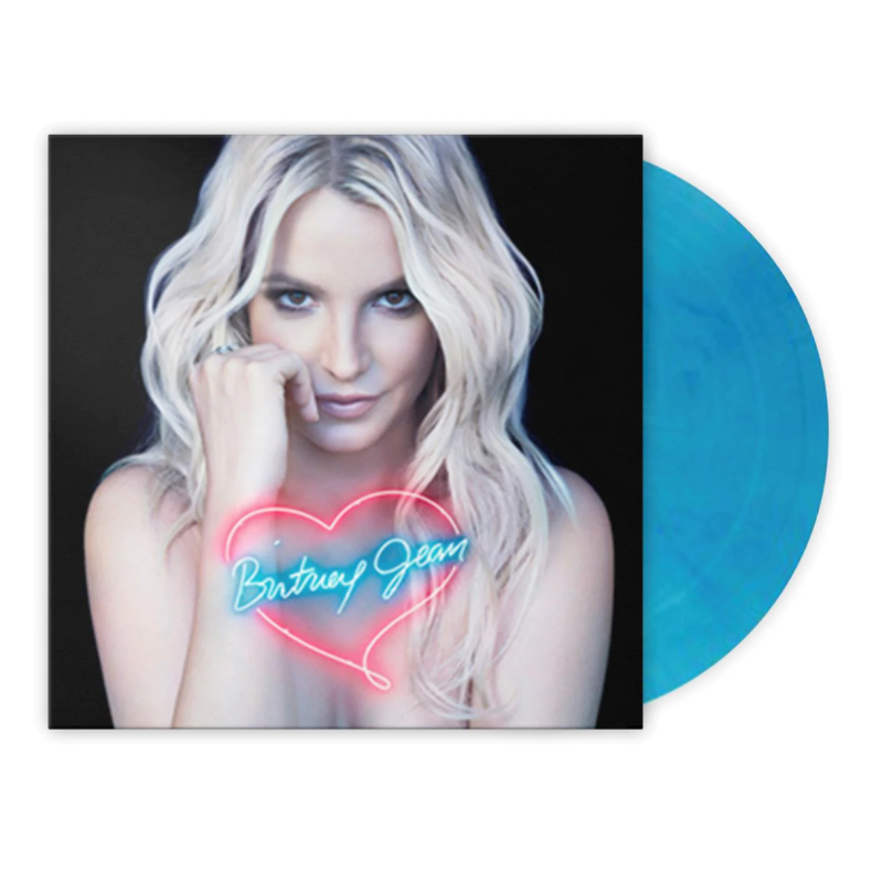 Britney Jean - 2023 European Jive label light blue 12-track LP Reissue