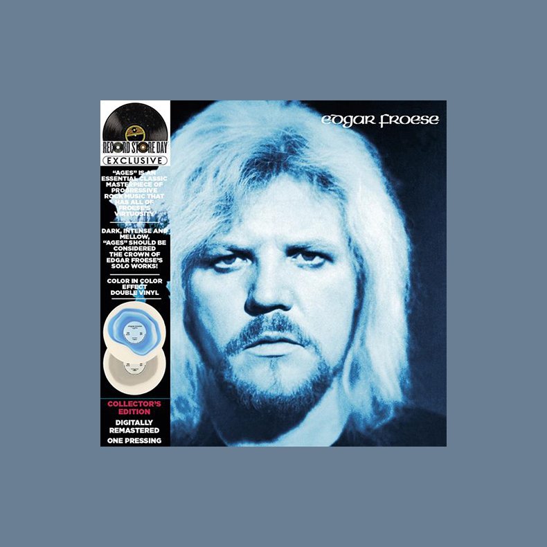 Ages - 2023 US Culture Factory label Grey &amp; Clear/Blue &amp; Clear 9-track 2LP Reissue - RSD2023