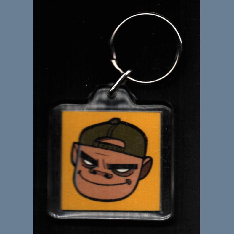 Gorillaz - 2001 UK Parlophone label 'Russel' design Key Ring