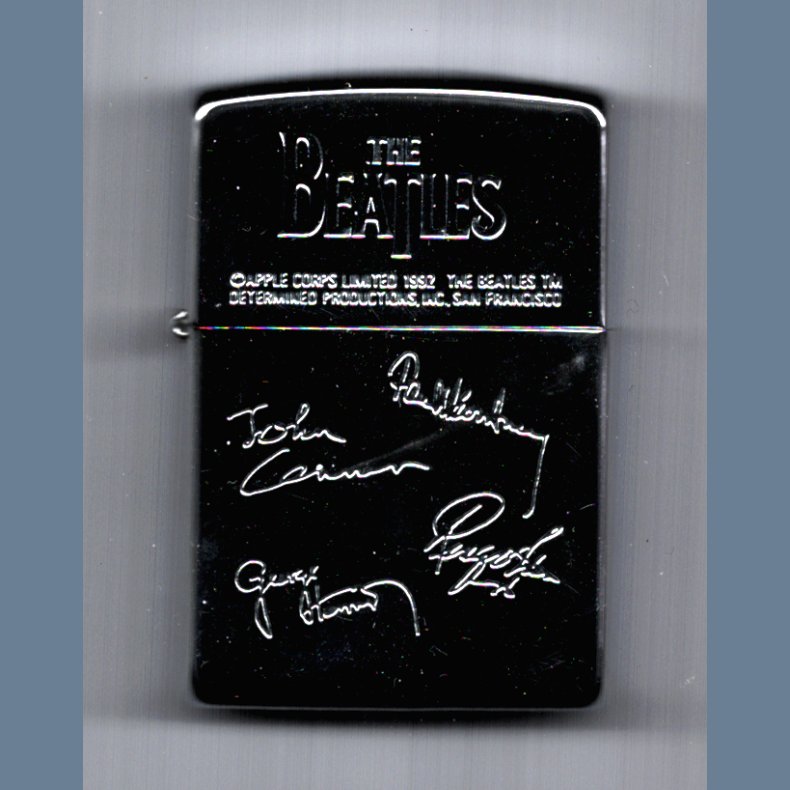 Thew Beatles - 1992 Apple Corps label 'The Beatles Collection' Zippo Lighter