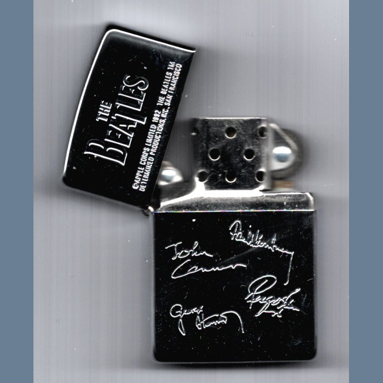 The Beatles - 1992 Apple Corps label 'The Beatles Collection' Zippo Lighter