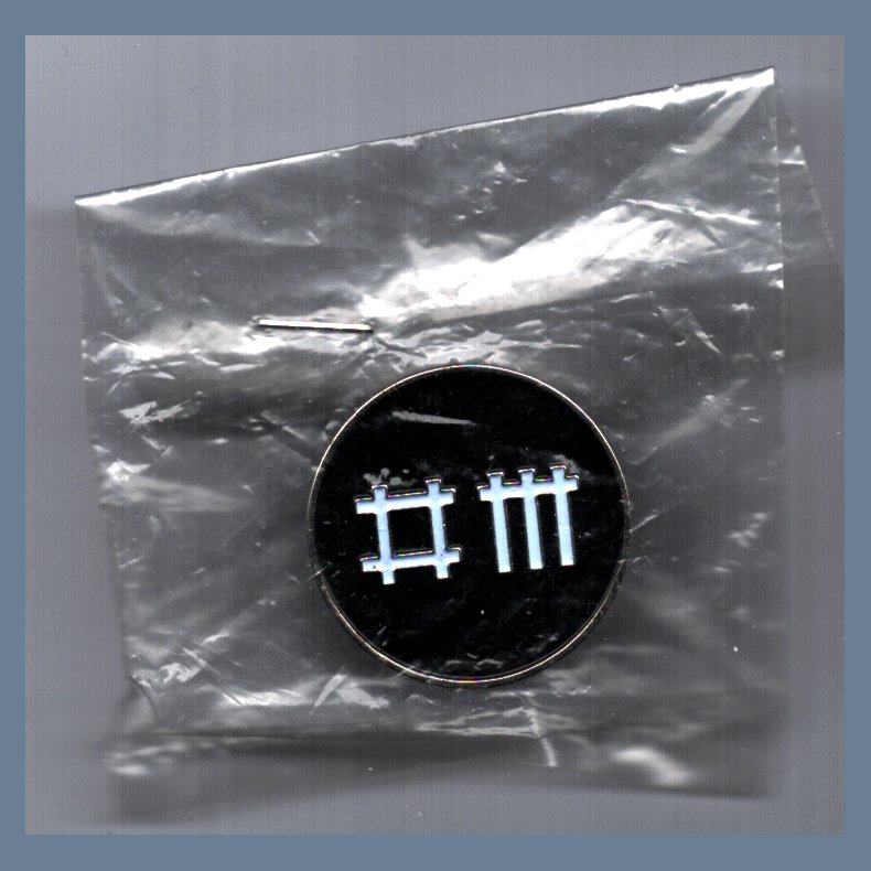 Sounds Of The Universe - Authentic 2009 UK Mute/EMI label Promotional Enamel Pin Badge - DM Logo